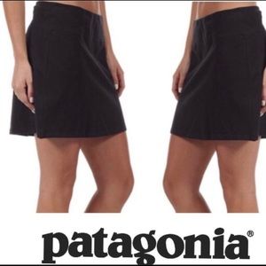 PATAGONIA Duway Black Skort Skirt Size 10